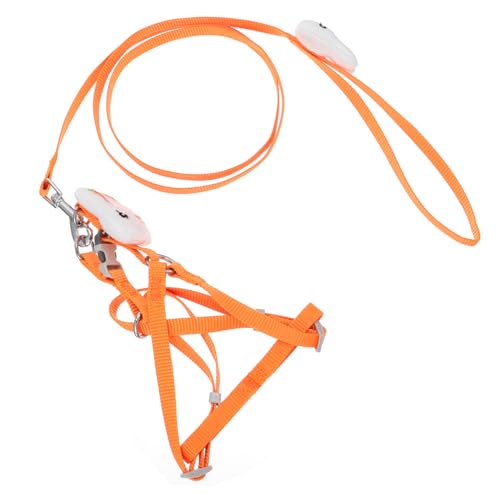 POPETPOP Haustierleine Heimtierbedarf Welpen Weste Leine Hundeweste Leine Katzenwestenleine Katzenkostüm Hundeleine Welpenleine Orange Polyester POPETPOP Haustierleine Heimtierbedarf Welpen Weste Leine Hundeweste Leine Katzenwestenleine Katzenkostüm Hundeleine Welpenleine Orange Polyester von POPETPOP