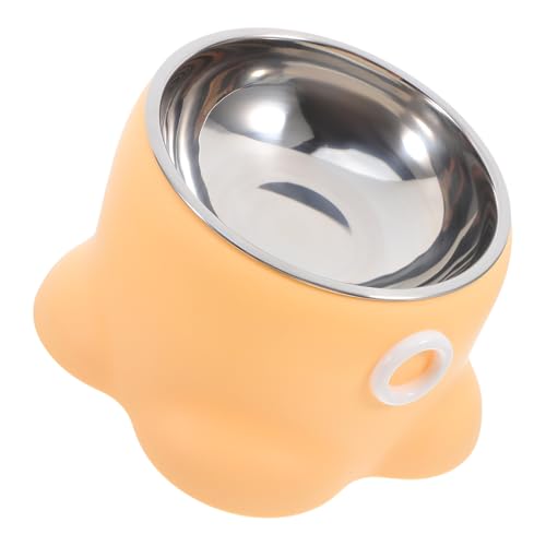 POPETPOP Haustiernapf Aus Edelstahl Hundefutter Gericht Welpennäpfe Aus Edelstahl Futternapf Für Katzen Metallschüsseln Kippsicherer Wassernapf Für Katzen Kühlbecher Für Haustier Abs Yellow POPETPOP Haustiernapf Aus Edelstahl Hundefutter Gericht Welpennäpfe Aus Edelstahl Futternapf Für Katzen Metallschüsseln Kippsicherer Wassernapf Für Katzen Kühlbecher Für Haustier Abs Yellow von POPETPOP