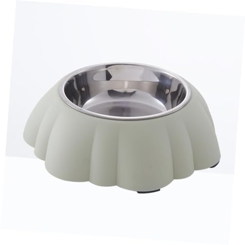 POPETPOP Haustiernapf Hundefutterschale Hundenäpfe Katzennapf Futternapf Für Haustiere Katzennäpfe Welpe Katzenfutter Schüssel Futterspender Futterautomat Für Haustiere Light Green von POPETPOP