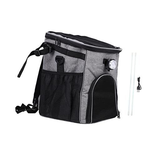 POPETPOP Mehrzweck-hundefahrradtasche Fahrrad-haustierträger Faltbarer Haustierträger Hundefahrradtasche Haustierbehälter Für Fahrrad Grau von POPETPOP