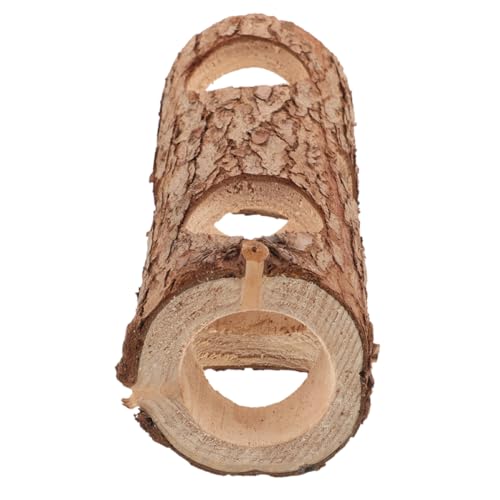 POPETPOP Elegantes Hamsterversteck Mit Holzmaserung Großes Kaurohr Für Hamster Meerschweinchen Haustierkäfigspielzeug POPETPOP Elegantes Hamsterversteck Mit Holzmaserung Großes Kaurohr Für Hamster Meerschweinchen Haustierkäfigspielzeug von POPETPOP
