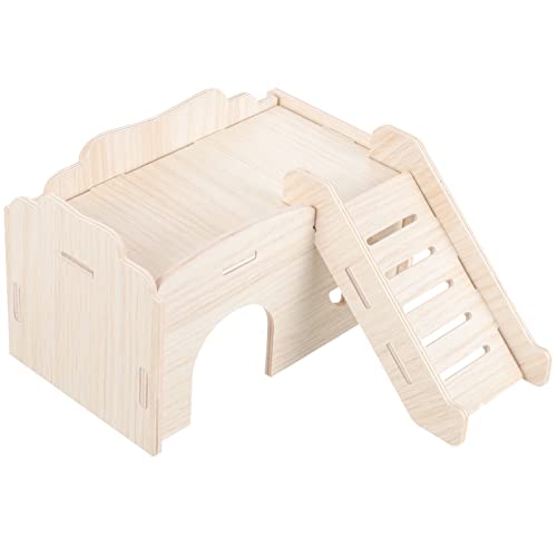 POPETPOP Holzhamsterhaus Meerschweinchenversteck Zwergenversteck Villa Käfig Rattenkaninchenhütte Häuschen Kleintierplattform Nistplatz Lebensraum Mit Leiter Tunnel Erkundungsspielzeug POPETPOP Holzhamsterhaus Meerschweinchenversteck Zwergenversteck Villa Käfig Rattenkaninchenhütte Häuschen Kleintierplattform Nistplatz Lebensraum Mit Leiter Tunnel Erkundungsspielzeug von POPETPOP