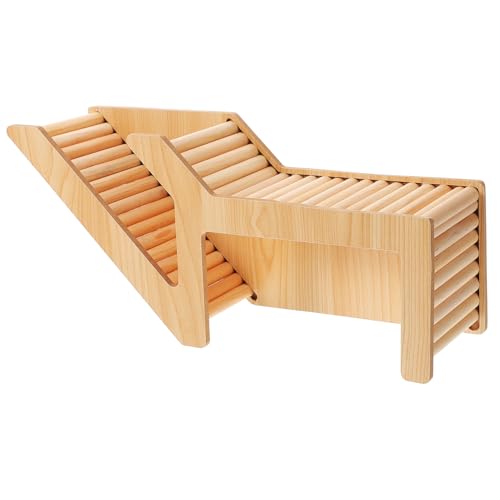POPETPOP Holzhamsterhaus Versteckhöhle Für Hamster Meerschweinchen Und Ratten Multifunktional Rückzugsort Für Käfige Und Natürliche von POPETPOP