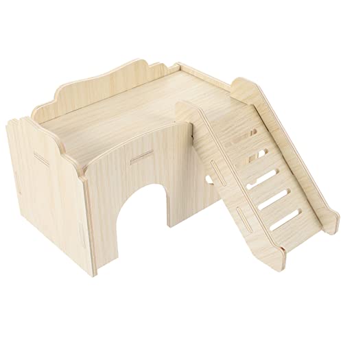 POPETPOP Hamster Spielhaus Burgen Multi-Layer Holz Ratte Home Decor Für Haustier Spielzeug von POPETPOP