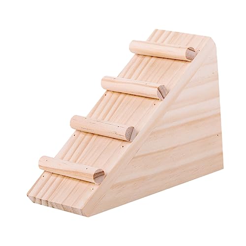 POPETPOP Holzleiter Dekoration Chinchilla Zubehör Versteck Zubehör Hamsterspielzeug Tierhaus Hamster Und Hamster Kletterspielzeug Haustier Hamster Versteck Für Hamster von POPETPOP