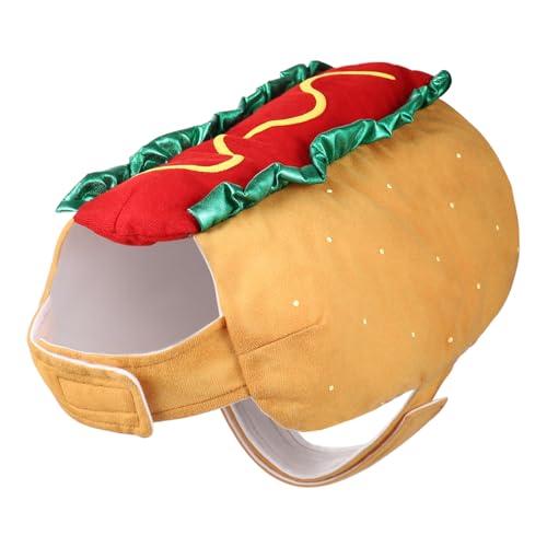 POPETPOP Hot Dog Halloween-Kostü für Hunde, lustiges Hamburger-Kostü für kleine und mittelgroße Hunde und Katzen POPETPOP Hot Dog Halloween-Kostü für Hunde, lustiges Hamburger-Kostü für kleine und mittelgroße Hunde und Katzen von POPETPOP