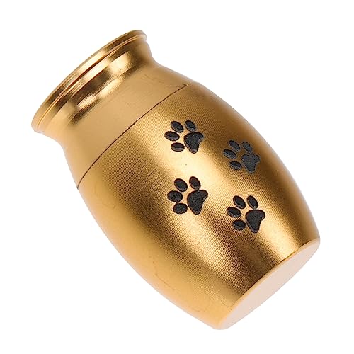 POPETPOP Hund Urne Feuchttücher Für Haustiere Vakuum Haustier-Hund-anhänger Schnauze Hunde-andenken-denkmal Hundewindeln Maschine Unterlage Hundebalsam Pads Golden Rostfreier Stahl POPETPOP Hund Urne Feuchttücher Für Haustiere Vakuum Haustier-Hund-anhänger Schnauze Hunde-andenken-denkmal Hundewindeln Maschine Unterlage Hundebalsam Pads Golden Rostfreier Stahl von POPETPOP
