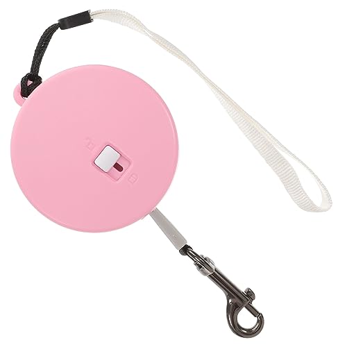POPETPOP Hund einziehbares Seil Strickleinen für Hunde Welpenleine Hundekette Hundeleinen Hundewagen pet Supplies haustierbedarf einziehbare Hundeleine Rollleine für kleine Hunde Nylon Rosa von POPETPOP
