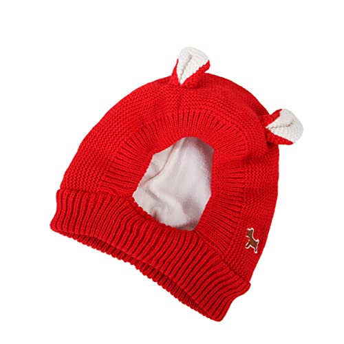 POPETPOP Hund gestrickte Mütze Kostüm Baseballmütze für Haustiere Hund Weihnachtsmütze Snood züchten Welpe Kaninchenohr Haustiermütze Rot Wollmütze für Haustiere Hundemütze Hund Wintermütze POPETPOP Hund gestrickte Mütze Kostüm Baseballmütze für Haustiere Hund Weihnachtsmütze Snood züchten Welpe Kaninchenohr Haustiermütze Rot Wollmütze für Haustiere Hundemütze Hund Wintermütze von POPETPOP