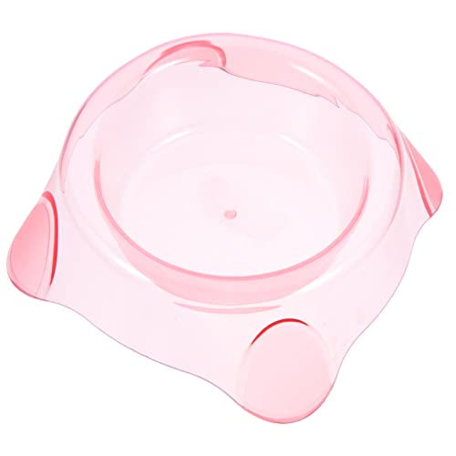 POPETPOP Pet Dog Bowl Transparente rutschfeste Futterschale Für Hunde Und Katzen Aus Hochwertigem Material Leicht Zu Reinigen Und Tragbar von POPETPOP