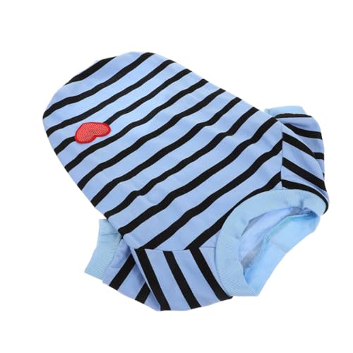 POPETPOP Süßes Hunde-t-Shirt Welpen-Shirt Im Streifen-Design Haustier-Kleidung für Hunde Größenbestimmung für Welpen POPETPOP Süßes Hunde-t-Shirt Welpen-Shirt Im Streifen-Design Haustier-Kleidung für Hunde Größenbestimmung für Welpen von POPETPOP