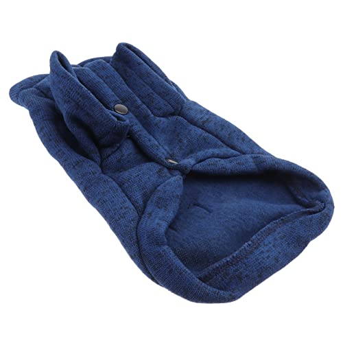 POPETPOP Hundekleidung Kleidung für Welpenmädchen Hundebett Hund warme Kleidung Haustiere-Shirts Welpen kauen hundemantel Dog Raincoat Dog Sweater Haustier Wintermantel Welpen Pullover Blue POPETPOP Hundekleidung Kleidung für Welpenmädchen Hundebett Hund warme Kleidung Haustiere-Shirts Welpen kauen hundemantel Dog Raincoat Dog Sweater Haustier Wintermantel Welpen Pullover Blue von POPETPOP