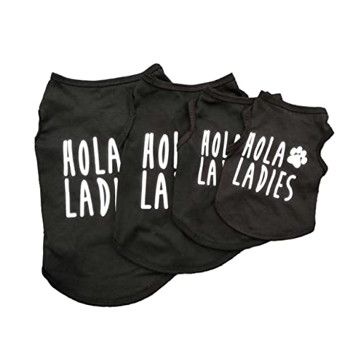 POPETPOP Hundebekleidung Baumwolle Vest Mit Druck Für Hunde Atmungsaktives Bequemes Outdoor-Outfit Für Kleine Mittelgroße Hunde Schwarz XL POPETPOP Hundebekleidung Baumwolle Vest Mit Druck Für Hunde Atmungsaktives Bequemes Outdoor-Outfit Für Kleine Mittelgroße Hunde Schwarz XL von POPETPOP