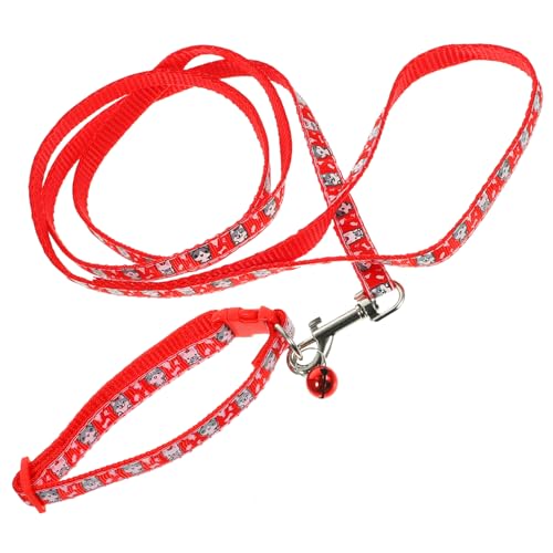 POPETPOP Leine Mit Weihnachtsmuster Polyester Reibungsminderndes Seil Für Mittelgroße/große Hunde Zufälliger Stil POPETPOP Leine Mit Weihnachtsmuster Polyester Reibungsminderndes Seil Für Mittelgroße/große Hunde Zufälliger Stil von POPETPOP