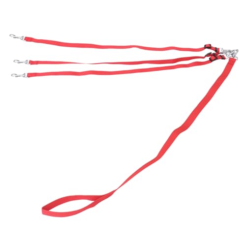 POPETPOP 3 Hundetrainingsleinen Aus Rotem Nylon Strapazierfähig Bequemer Griff Für Bis Mittelgroße Hunde POPETPOP 3 Hundetrainingsleinen Aus Rotem Nylon Strapazierfähig Bequemer Griff Für Bis Mittelgroße Hunde von POPETPOP