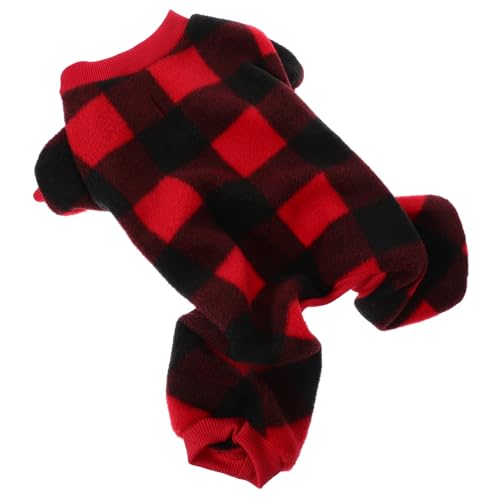 POPETPOP Kleiner Hundepullover Fleece Winddichte Weste Für Bequeme Und Warme Jacke Für Kleine Und Mittlere Hunde Für Haustiere Im Winter Rote Farbe POPETPOP Kleiner Hundepullover Fleece Winddichte Weste Für Bequeme Und Warme Jacke Für Kleine Und Mittlere Hunde Für Haustiere Im Winter Rote Farbe von POPETPOP