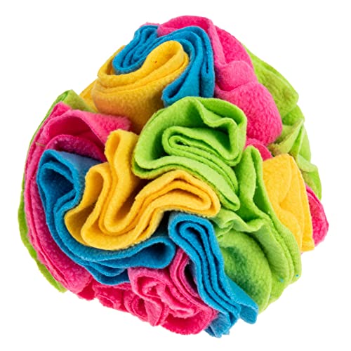 POPETPOP Pet Dog Sniff Training Ball Interaktives Spielzeug Für Hunde Farbenfrohes Kauspielzeug Stressabbau Und Langsame Fütterung Für Snacks Und Spielzeugverstecke von POPETPOP
