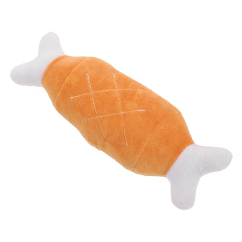 POPETPOP Quietschspielzeug für Hunde Plüsch Hühnerbein Kauspielzeug für Hunde Interaktives Spielzeug für Hunde POPETPOP Quietschspielzeug für Hunde Plüsch Hühnerbein Kauspielzeug für Hunde Interaktives Spielzeug für Hunde von POPETPOP