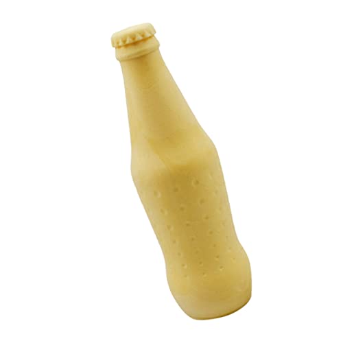 POPETPOP Hunde-backenzahnspielzeug Haustier-kauspielzeug Geschmack Lernspielzeug für Hunde Sicherer Spaß Gelbe Flaschenform POPETPOP Hunde-backenzahnspielzeug Haustier-kauspielzeug Geschmack Lernspielzeug für Hunde Sicherer Spaß Gelbe Flaschenform von POPETPOP
