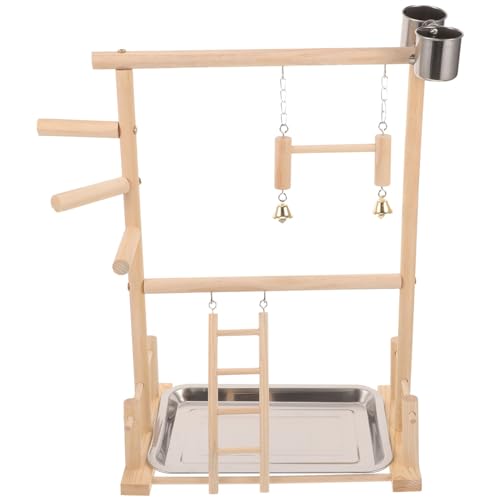 POPETPOP Indoor Vogel Spielplatz Stand 1 Set Von Holz Papagei Barsch Gym Leiter Schaukel Vogel Spielzeug für Vögel POPETPOP Indoor Vogel Spielplatz Stand 1 Set Von Holz Papagei Barsch Gym Leiter Schaukel Vogel Spielzeug für Vögel von POPETPOP
