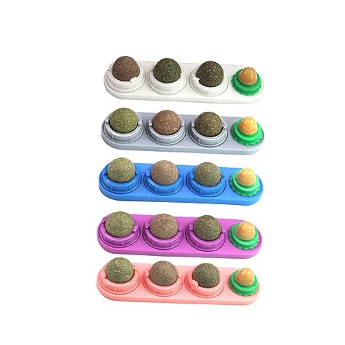 POPETPOP Interaktives Katzenspielzeug Katzenwand Kätzchen Katzenminze Spielzeug Katzenminze-Kugeln Essbar Katzenminze Drehbar Katze Nipp Klebrige Wandkugeln Rotieren Katzenstock Kauen POPETPOP Interaktives Katzenspielzeug Katzenwand Kätzchen Katzenminze Spielzeug Katzenminze-Kugeln Essbar Katzenminze Drehbar Katze Nipp Klebrige Wandkugeln Rotieren Katzenstock Kauen von POPETPOP