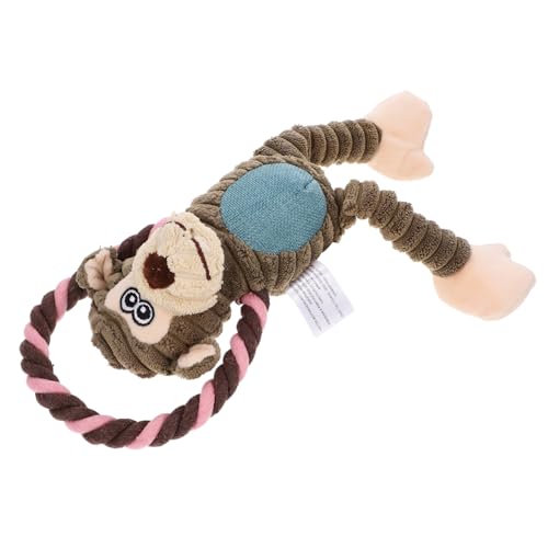 POPETPOP Kuschelweiches Plüschspielzeug Für Hunde Cartoon-AFFE Langlebiges Kauspielzeug Für Kleine Hunde Fördert Interaktion Und Zahnpflege Für Stundenlangen Spielspaß Und POPETPOP Kuschelweiches Plüschspielzeug Für Hunde Cartoon-AFFE Langlebiges Kauspielzeug Für Kleine Hunde Fördert Interaktion Und Zahnpflege Für Stundenlangen Spielspaß Und von POPETPOP