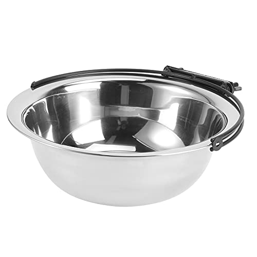POPETPOP Hängenapf Für Hundekäfignapf Edelstahl Coop Cups Haustiernapf Für Indoor-Tiere von POPETPOP