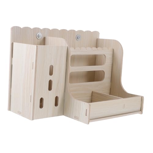 POPETPOP 4-in-1-futterautomat Für Kaninchen Mit Heuraufe Holzhalter Und Wasserflasche Für Haustiere POPETPOP 4-in-1-futterautomat Für Kaninchen Mit Heuraufe Holzhalter Und Wasserflasche Für Haustiere von POPETPOP