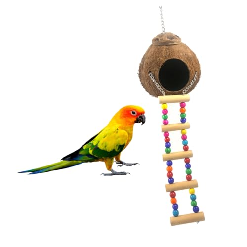 POPETPOP Kanarienvogel Hülse Vogelhaus Vogel Schlucken Fink Vogel Papageiennest Bambus Spielzeug Das Vogelnest POPETPOP Kanarienvogel Hülse Vogelhaus Vogel Schlucken Fink Vogel Papageiennest Bambus Spielzeug Das Vogelnest von POPETPOP