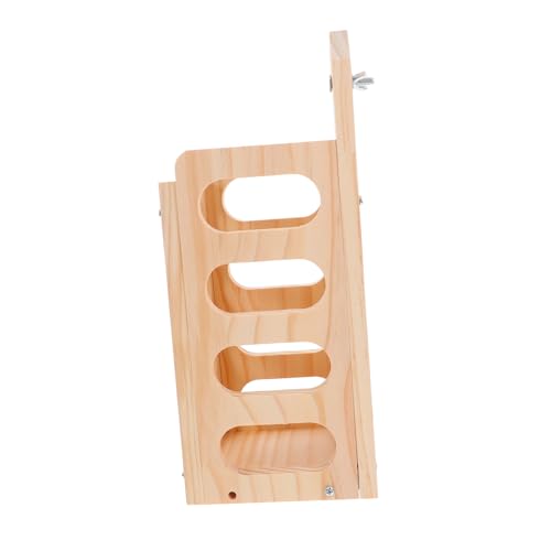 POPETPOP Kaninchen- -Gras-Rahmen Heuheuder in Innenräumen Hase Hay Feeder für Käfig Kein Kaninchen -Heu -Feeder Heuhändler Kleiner Tier Hasenhalter hölzern Khaki von POPETPOP