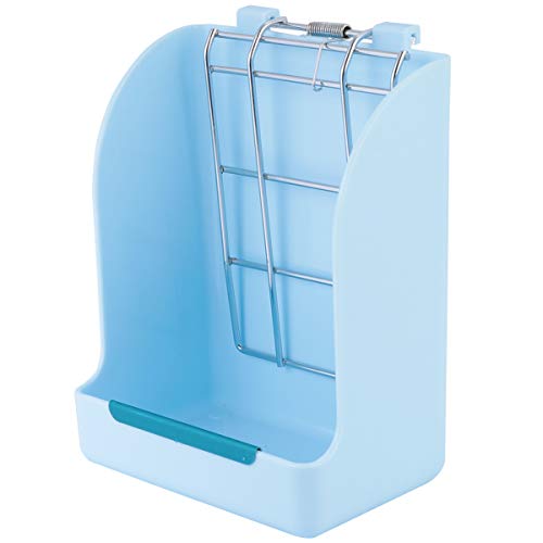 POPETPOP Kaninchen Grasraufe Futterspender aus Kunststoff für Meerschweinchen und Kaninchen Verstärkt mit Metallblech Sicher und Langlebig Geeignet für Käfige Einfach zu Befüllen von POPETPOP