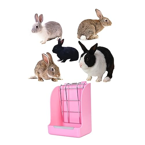 POPETPOP Kaninchengrasständer Großer Heubehälter Für Kaninchen Ständer Für Kaninchen Futternapf Für Häschen Chinchilla Kaninchenfutter Futtersuche Meerschweinchenheu Gras Heuhalter von POPETPOP