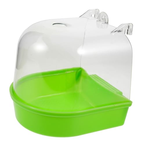 POPETPOP Pet Bird Bath Box Hängende Badewanne Für Papageien Und Kleine Vögel Sicheres Und Praktisches Badezubehör Für Vogelkäfige Zur Stressreduktion Und Pflege POPETPOP Pet Bird Bath Box Hängende Badewanne Für Papageien Und Kleine Vögel Sicheres Und Praktisches Badezubehör Für Vogelkäfige Zur Stressreduktion Und Pflege von POPETPOP