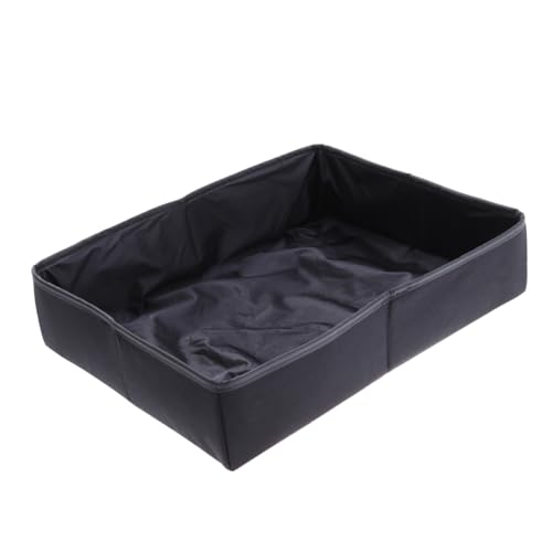 POPETPOP Kasten Faltbare Katzentoilette für Katzen Black POPETPOP Kasten Faltbare Katzentoilette für Katzen Black von POPETPOP