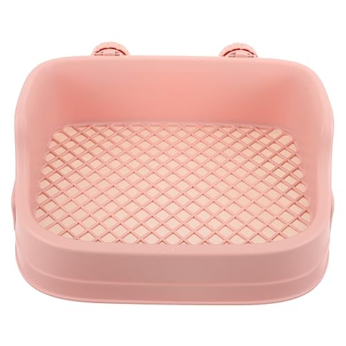 POPETPOP Kasten Haustier Töpfchen Hamster Meerschweinchen Toilette Kleiner Tierstreu Dinge Toilettenleiter Für Töpfchen Für Meerschweinchen Heu Reisetöpfchen Zubehör Bad Rosa Plastik POPETPOP Kasten Haustier Töpfchen Hamster Meerschweinchen Toilette Kleiner Tierstreu Dinge Toilettenleiter Für Töpfchen Für Meerschweinchen Heu Reisetöpfchen Zubehör Bad Rosa Plastik von POPETPOP