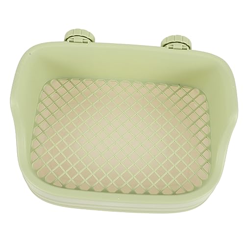 POPETPOP Kasten Haustier Töpfchen Heufütterung meerschweinchengehege Hasenkäfig Hund Hamster klo kaninchentoilette Kleine Haustiertoilette Meerschweinchen Katzentoilette Plastik Light Green POPETPOP Kasten Haustier Töpfchen Heufütterung meerschweinchengehege Hasenkäfig Hund Hamster klo kaninchentoilette Kleine Haustiertoilette Meerschweinchen Katzentoilette Plastik Light Green von POPETPOP
