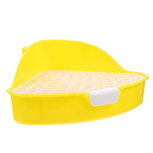 POPETPOP Bunny Litter Box Für Kleintiere Dreieckige Toilette Mit Abnehmbaren Gittern Für Kaninchen Meerschweinchen Und Hamster Einfache Reinigung Hygienisch Und Komfortabel Inklusive POPETPOP Bunny Litter Box Für Kleintiere Dreieckige Toilette Mit Abnehmbaren Gittern Für Kaninchen Meerschweinchen Und Hamster Einfache Reinigung Hygienisch Und Komfortabel Inklusive von POPETPOP