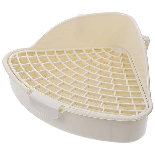 POPETPOP Dreieckige Kaninchen-Toilette Aus Praktische Töpfchen Für Kleintiere Wie Kaninchen Meerschweinchen Chinchillas Und Hamster Für Toilettentraining Wohnräumen Und Gärten Für POPETPOP Dreieckige Kaninchen-Toilette Aus Praktische Töpfchen Für Kleintiere Wie Kaninchen Meerschweinchen Chinchillas Und Hamster Für Toilettentraining Wohnräumen Und Gärten Für von POPETPOP