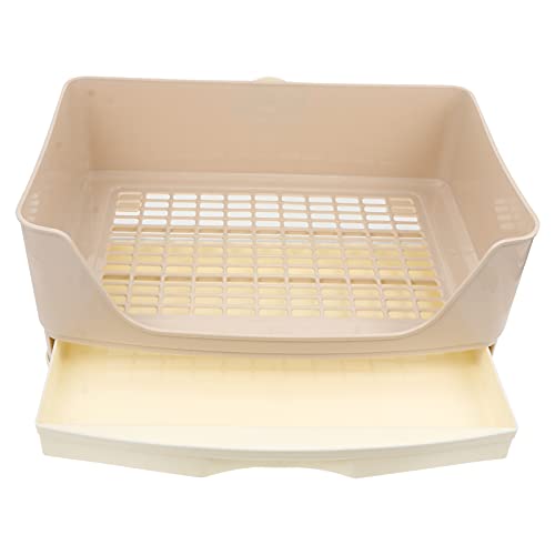 POPETPOP Kasten Kaninchentoilette Toiletten-trainingssitz Wurf Container Hase Futterspender Ecktoilette Behandeln Meerschweinchentablett Große Katzentoilette Mülltonne Liner Plastik Beige POPETPOP Kasten Kaninchentoilette Toiletten-trainingssitz Wurf Container Hase Futterspender Ecktoilette Behandeln Meerschweinchentablett Große Katzentoilette Mülltonne Liner Plastik Beige von POPETPOP