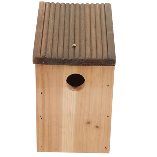 POPETPOP Vogel Sittich Nistkasten Holz Vogelhaus Für Käfig Glatte Vogel Zucht Box Für Outdoor Decor von POPETPOP