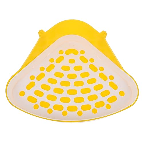 POPETPOP Dreieckige Kaninchentöpfchen Pinkeltoilette Für Haustiere Mini Kunststoff Töpfchen Ecke Toilette Für Kleine Schweinchen von POPETPOP
