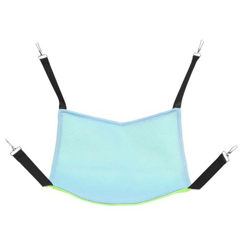 POPETPOP Katzenhängemattenbett Verstellbares Hängendes Schlafbett Für Kleintiere Netzdesign Befestigen An Ecke Käfigs Bietet Sicheren Spielplatz Zum Spielen Und Ausruhen von POPETPOP