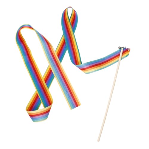 POPETPOP Interaktiver Katzenangel Mit Regenbogenbändern Multifunktionales Katzenspielzeug Selbstbeschäftigung Und Spielweise Langlebig Und Für Indoor-Katzen POPETPOP Interaktiver Katzenangel Mit Regenbogenbändern Multifunktionales Katzenspielzeug Selbstbeschäftigung Und Spielweise Langlebig Und Für Indoor-Katzen von POPETPOP