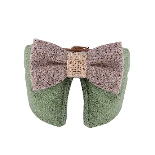 POPETPOP Pet Bow Tie Für Katzen Einstellbare Langlebige Halskrause Mit Ansprechendem Design Für Haustierfeste Und Besondere Anlässe Grün von POPETPOP