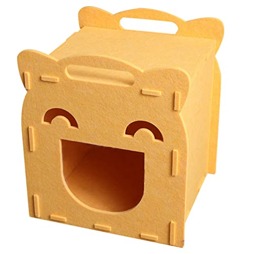 POPETPOP Katzenkratzer Katzenkratzlounge Katzenhaus Filz Haustierbett Katzenkratzbox Katzenkratzbrett Abnehmbare Kratzbox Katzenversteck Spielhaus Kratzhaus Für Katzen POPETPOP Katzenkratzer Katzenkratzlounge Katzenhaus Filz Haustierbett Katzenkratzbox Katzenkratzbrett Abnehmbare Kratzbox Katzenversteck Spielhaus Kratzhaus Für Katzen von POPETPOP