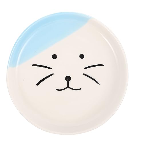 POPETPOP Innen Keramik Katzenfutter Schüsseln Katze Fütterung Untertasse Whisker Relief Schüssel von POPETPOP