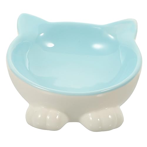 POPETPOP Katzenschüssel Aus Keramik Katzennapf Süß Futternäpfe Für Katzen Katzennapfständer Käfig Katzennäpfe Katzenwasserschale Katzen-Puzzle-Feeder Katzenkekse Katzentunnel Mehrere Blue POPETPOP Katzenschüssel Aus Keramik Katzennapf Süß Futternäpfe Für Katzen Katzennapfständer Käfig Katzennäpfe Katzenwasserschale Katzen-Puzzle-Feeder Katzenkekse Katzentunnel Mehrere Blue von POPETPOP