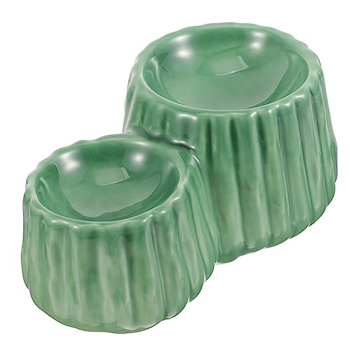 POPETPOP Katzenschüssel Aus Keramik Schüsseln Filter Für Katzenbrunnen Erhöhte Katzennäpfe Katzennapf Behälter Für Katzenfutter Kätzchen Schüssel Haustier Mehrere Steigleitung Light Green POPETPOP Katzenschüssel Aus Keramik Schüsseln Filter Für Katzenbrunnen Erhöhte Katzennäpfe Katzennapf Behälter Für Katzenfutter Kätzchen Schüssel Haustier Mehrere Steigleitung Light Green von POPETPOP