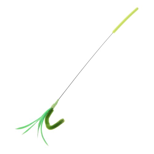 POPETPOP Katzenspielzeug Interaktiver Katzenangel Mit Langem Stab Kreatives Teaser-Design Für Drinnen Fördert Bewegung Und Beschäftigung Für Kätzchen Und Katzen POPETPOP Katzenspielzeug Interaktiver Katzenangel Mit Langem Stab Kreatives Teaser-Design Für Drinnen Fördert Bewegung Und Beschäftigung Für Kätzchen Und Katzen von POPETPOP