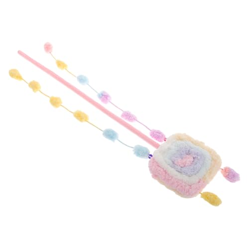 POPETPOP Interaktives Katzenspielzeug Lollipop-katzenangel Mit Plüschigem Design Für Kätzchen Stilvollen Macaron-Farben Für Fesselndes Spielen Und Teasing Zuhause POPETPOP Interaktives Katzenspielzeug Lollipop-katzenangel Mit Plüschigem Design Für Kätzchen Stilvollen Macaron-Farben Für Fesselndes Spielen Und Teasing Zuhause von POPETPOP